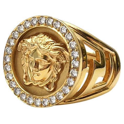 Versace gold rings